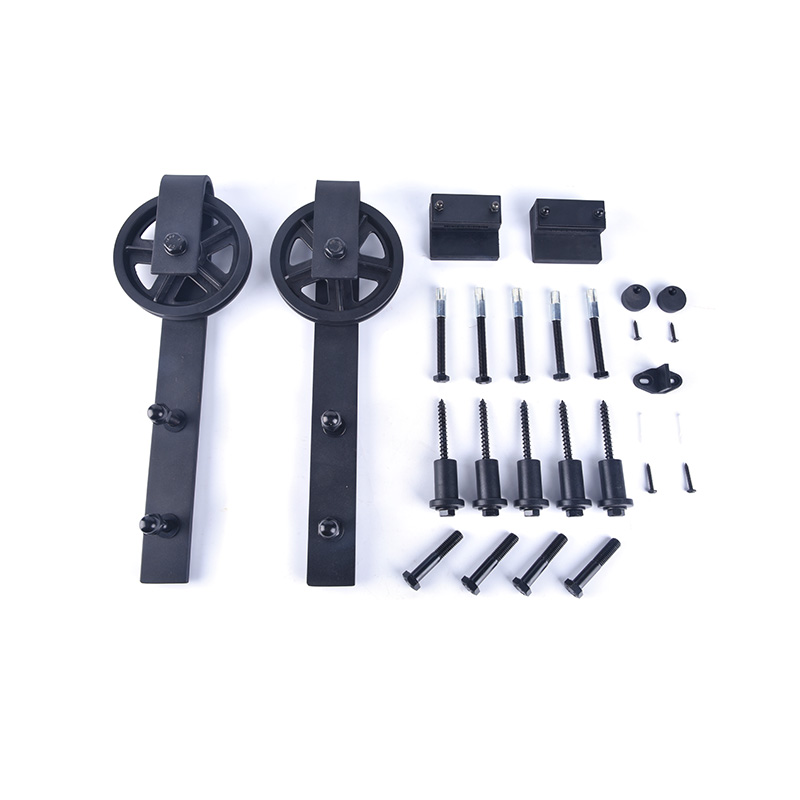 Toppmonterte Spoke Wheel Barn Door Slides